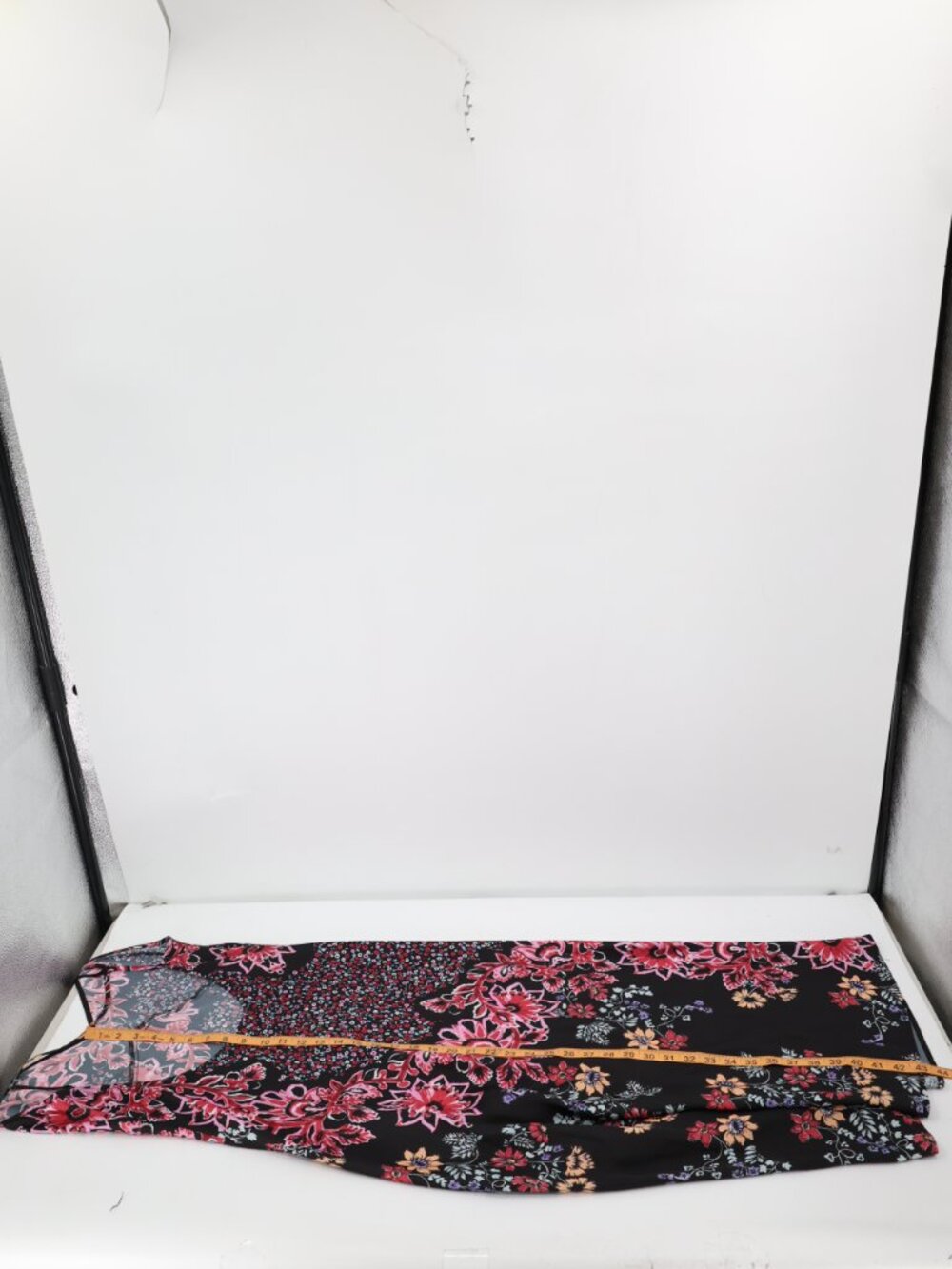 Free People Midi Slip Dress Womens Large Your Better Side Floral Satin V Neck - Picture 12 of 15
